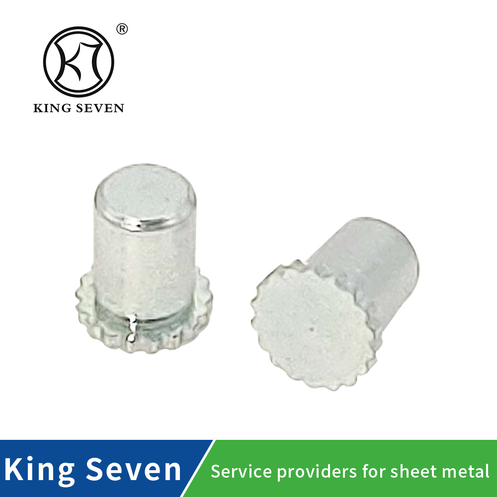 Toothed self-clinching pins
